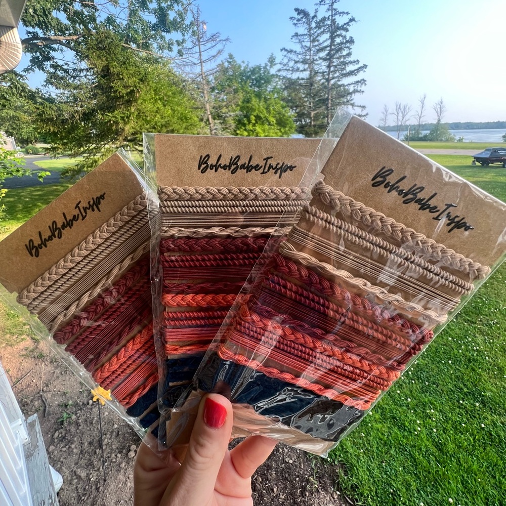 Boho Hair Tie Bracelet